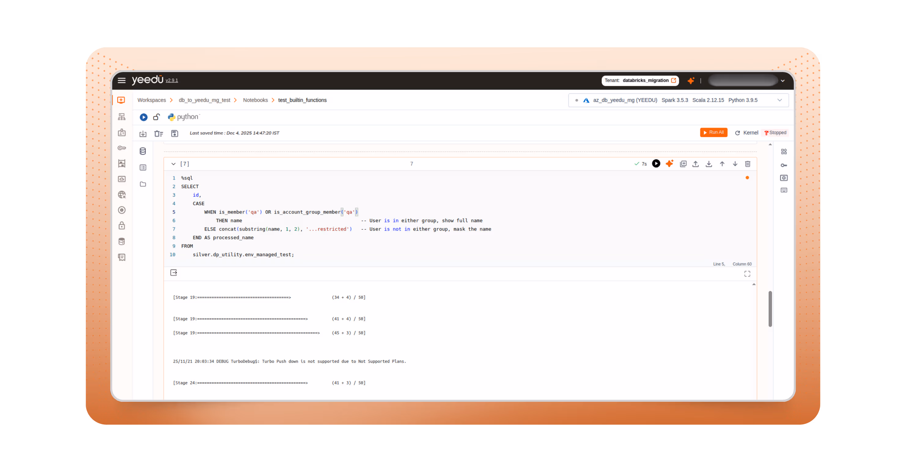 Migrating Databricks Notebooks and Jobs into Yeedu