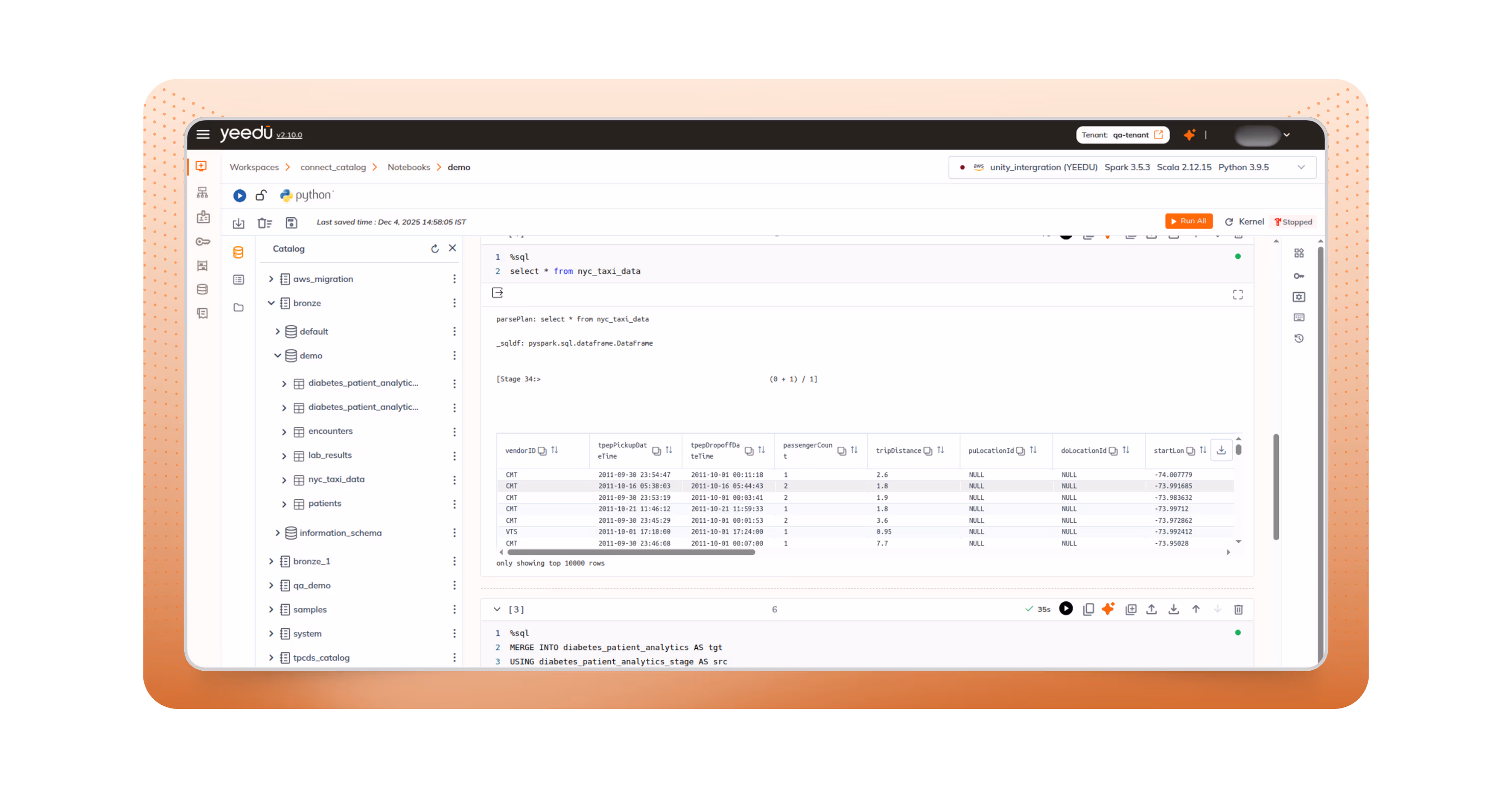 Migrating Databricks Notebooks and Jobs into Yeedu